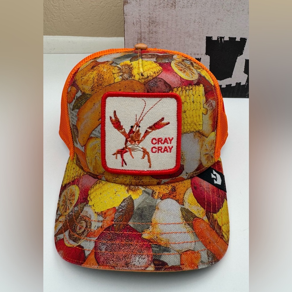 Goorin Bros "Old Bay Area" 🦞 Cray Cray🦞 SnapBack Trucker Hat. New in Box - Picture 5 of 13